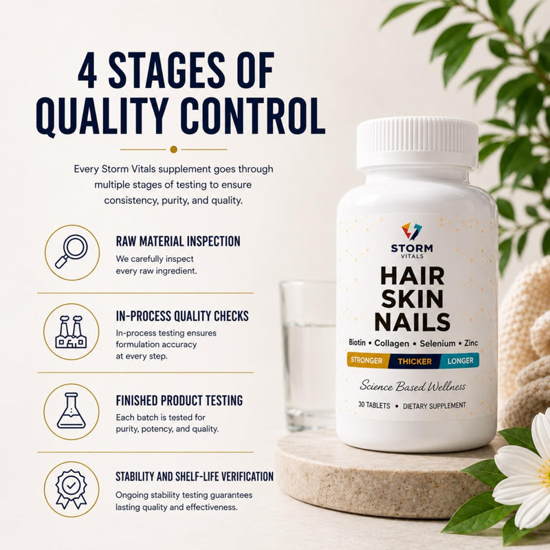 Hair, Skin & Nails – High-Potency Formula with Biotin, B-Complex, Hyaluronic Acid, Zinc, Selenium & Collagen – 30 Tablets – 30 Servings (30 Count (Pack of 1)) 30 Count (Pack of 1)