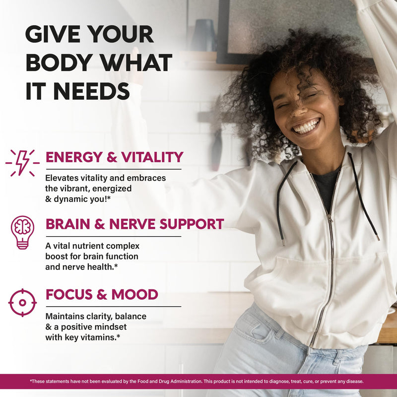 USDA Organic Vitamin B-Complex 20000mcg - B5, B12, B1, B6, B7, B9, B3 - 4Oz | B Complex Liquid Drops - Pantothenic Acid, Methylcobalamin, Thiamine, Pyridoxine, Biotin, Folic, Niacinamide - Berry Flavor B-Complex 4oz