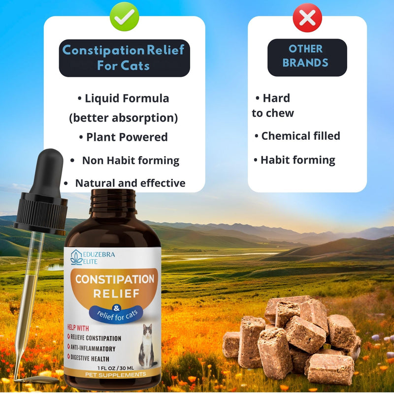 Cat Constipation Relief, Constipation Relief for Cat, Cat Laxative Constipation Relief, Cat Stool Softener, Cat Laxative, Promotes Digestive Health. - BeesActive Australia
