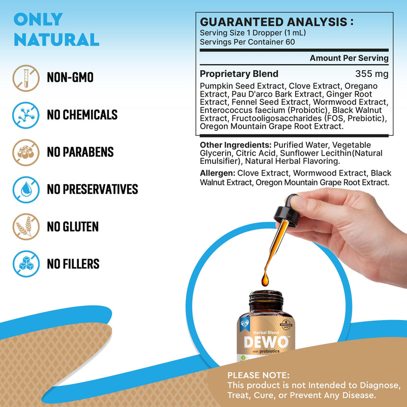 Natural Intestinal Defense for Dogs & Cats – Herbal Cleanse with Black Walnut & Probiotic – Promotes Healthy Gut & Flora Balance – Advanced Broad Spectrum Formula – Made in USA