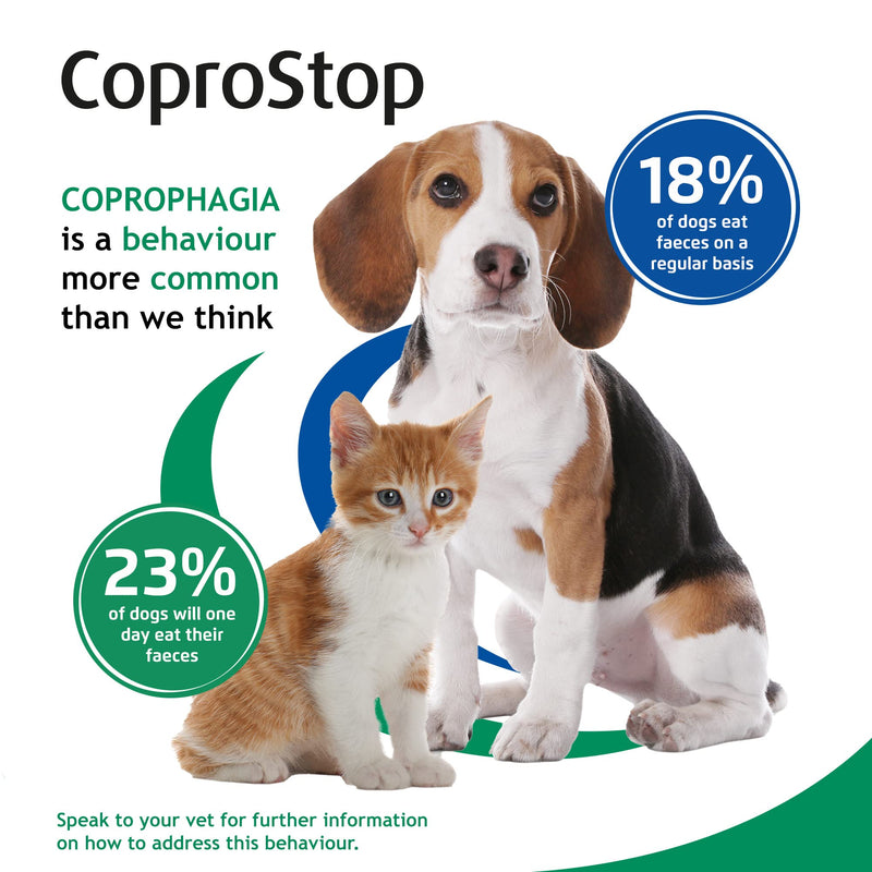 Vetark | CoproStop Stool Repellent Powder for Adult Cats & Dogs | Easy to give | Reduces bad breath | Puppies from 6 weeks of age | 50g