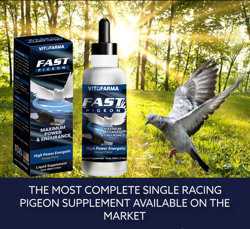 Fast Pigeon Supplement Liquid for Pigeon - Vitamin Minerals for Birds 60 ml
