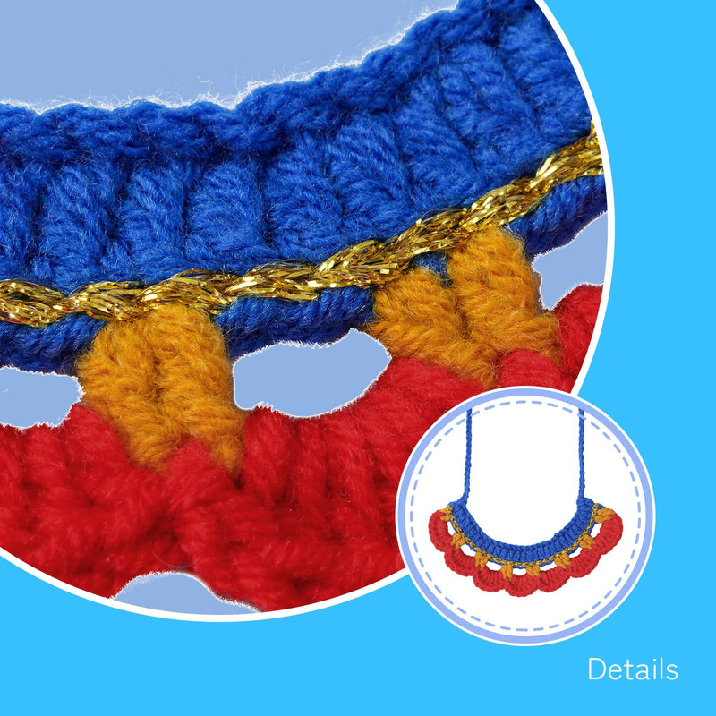 Crochet Collar Set for Eilik - 4 Pcs Unique Styles of Collars, wrap Eilik in Warmth and Comfort Against The chill, Polyester Material Hand-Knitted, Definitely The Most for Eilik! - BeesActive Australia