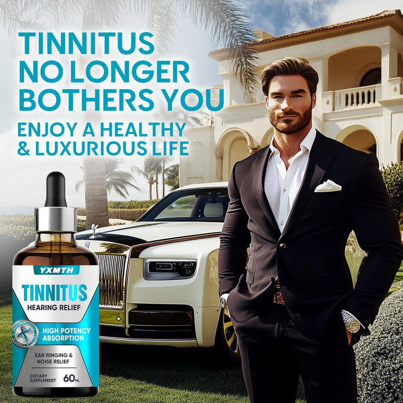 Tinnitus Relief for Ringing Ears - Fast-Acting Natural Ear Support Drops with Herbal Blend - Soothe Ear Noise & Promote Quiet, Calm Hearing for Men & Women, 2 fl oz 2 Fl Oz (Pack of 1) - BeesActive Australia