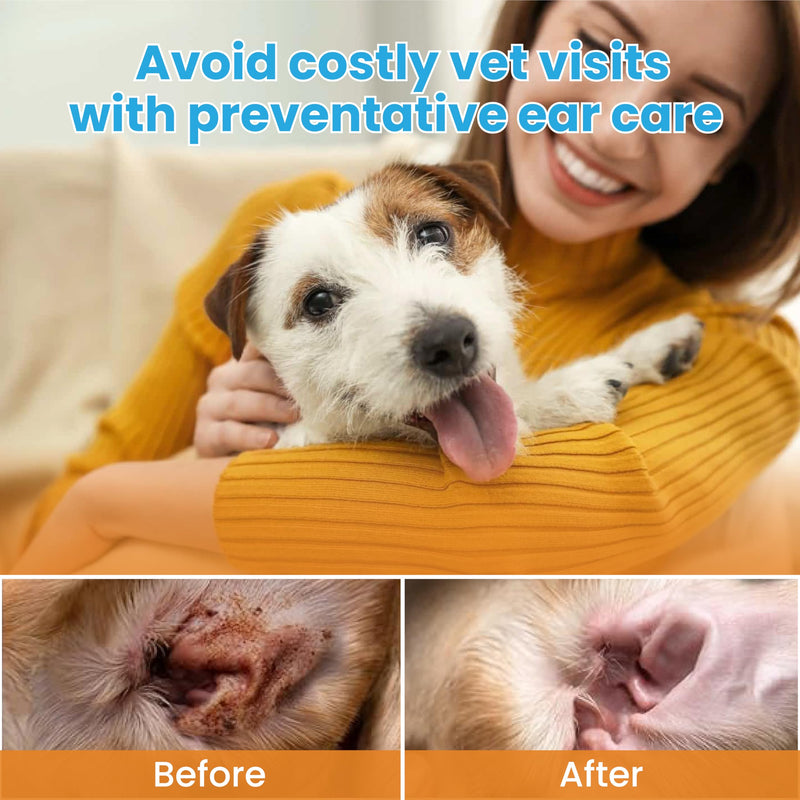 Dog Ear Wipes Finger Pads Dog Ear Cleaning
