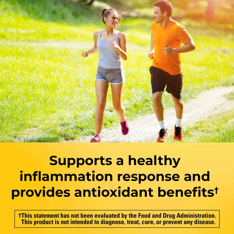 Nature Made Extra Strength Turmeric Curcumin with Black Pepper, 1000mg extract (950mg Curcuminoids) per serving, Supports Healthy Inflammation Response, 60 Vegetarian Capsules, 30 Day Supply - BeesActive Australia