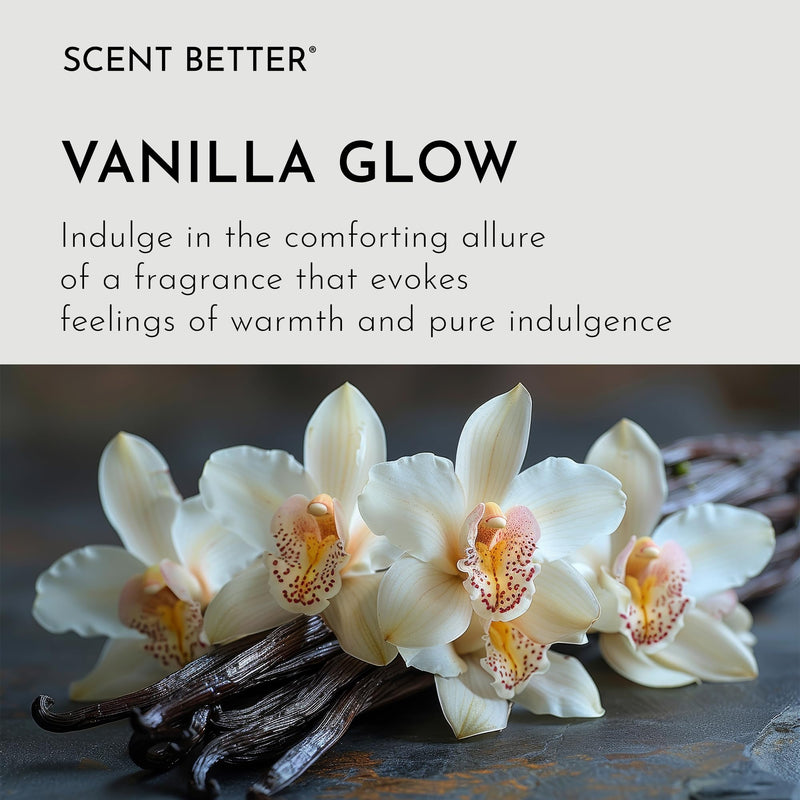 Scent Better Vanilla Glow Aroma Essential Oil Blend: an Aromatherapy Blend of Vanilla, Amber, and Sandalwood for Ultrasonic Diffusers & Nebulizers (2 Fl Oz, 60 mL) 2 Fl Oz (Pack of 1) - BeesActive Australia