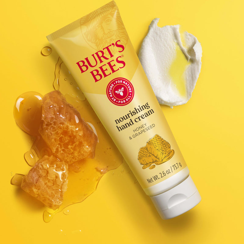 Burt's Bees Nourishing Honey & Grapeseed Oil Hand Cream, 2.6 Oz 2.6 Ounce (Pack of 1)