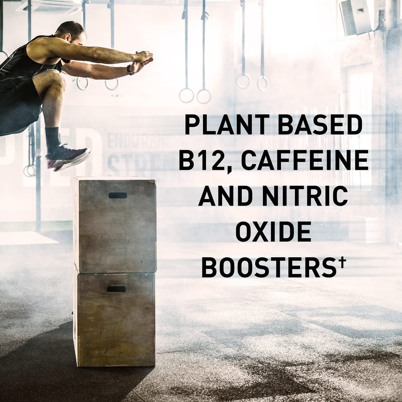 Garden of Life Sport Organic Plant Based Energy + Focus Clean Pre Workout Powder, with 85mg Caffeine, Natural No Booster, B12, Vegan, Gluten Free, Non-GMO, BlackBerry, 15.3 Oz 15.3 Ounce (Pack of 1)