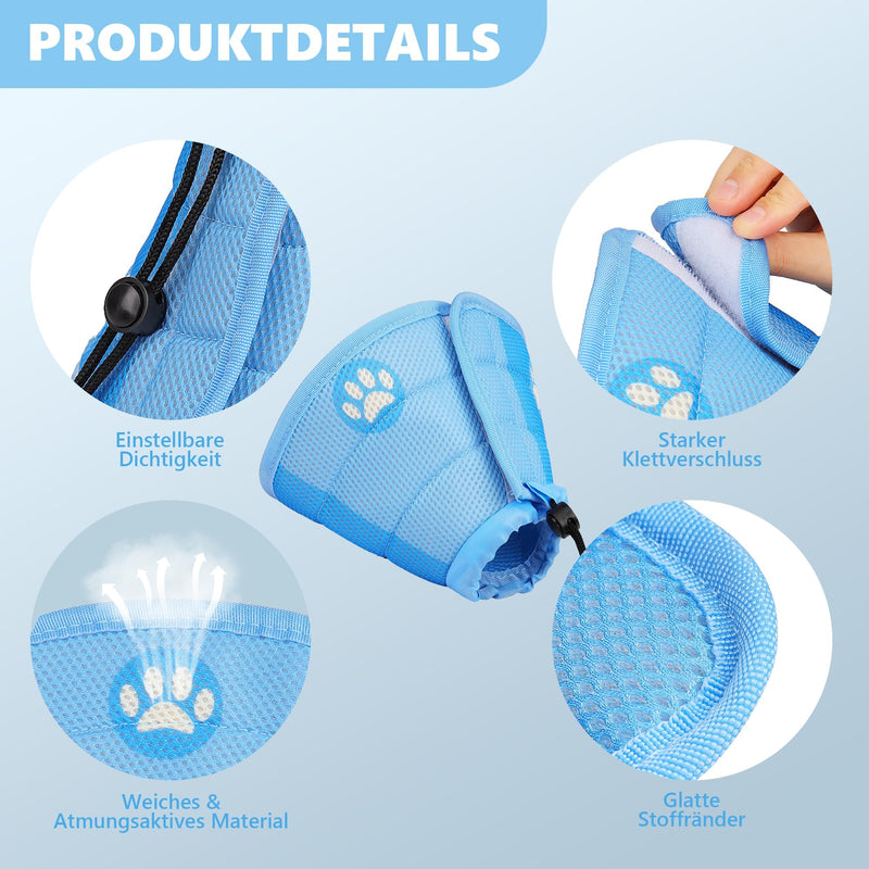 Cat Neck Collar Adjustable, Cat Recovery Collar, Prevents Licking Wounds, Pointed Protective Collar for Cats and Puppies (M) - BeesActive Australia
