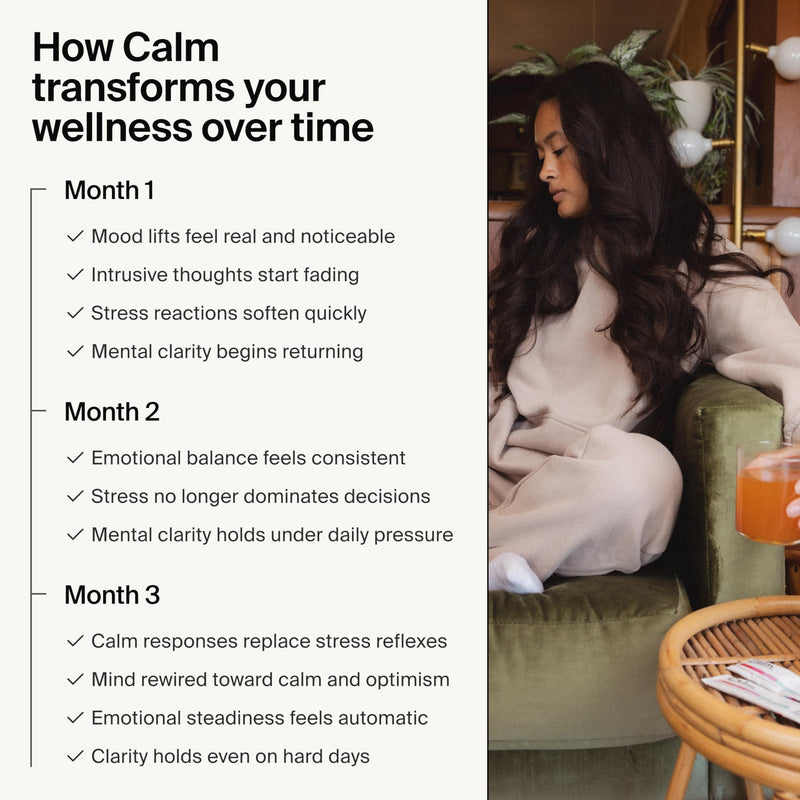 The Absorption Company Calm Powder - Magnesium Drink Mix Packets - 7PK | Vitamin-D,Cortisol Regulation for Men & Women, Mood Support with Ashwagandha & L-Theanine for Relaxation,Watermelon Lemonade 1 Ounce (Pack of 7)