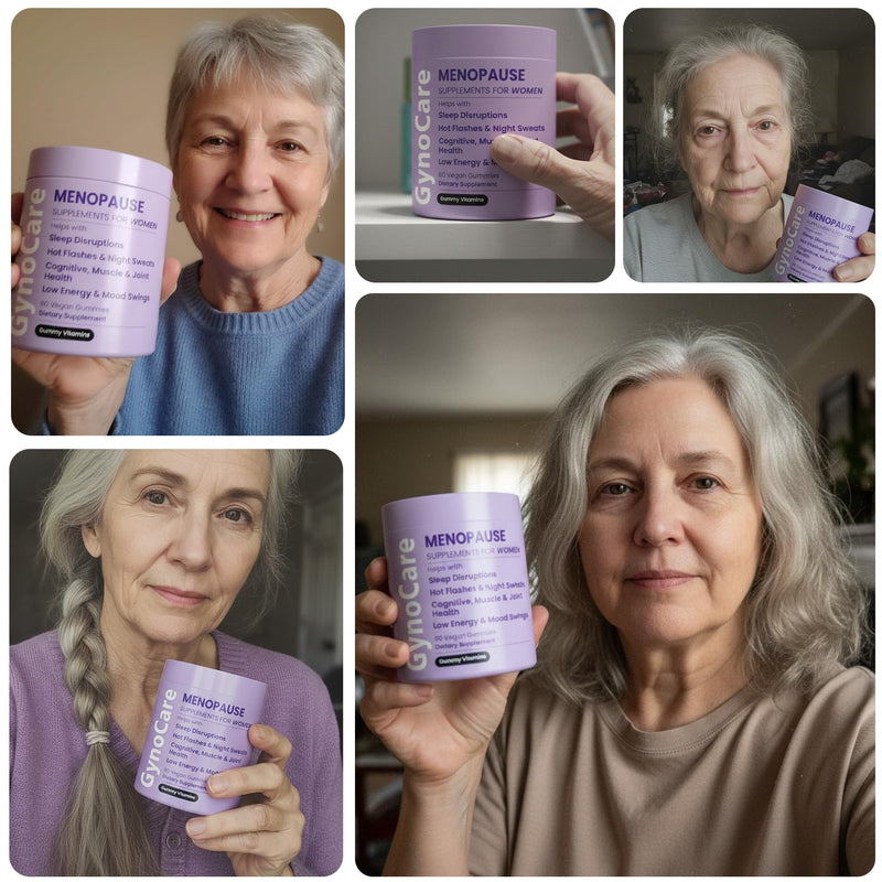 Menopause Gummies for Women for Hot Flashes, Night Sweats & Mood Swings | Menopause Gummy Vitamins, Relief for Night Sweats & Mood Swings, Helps Sleep Disruptions & Brain Function, 60 Vegan Gummies