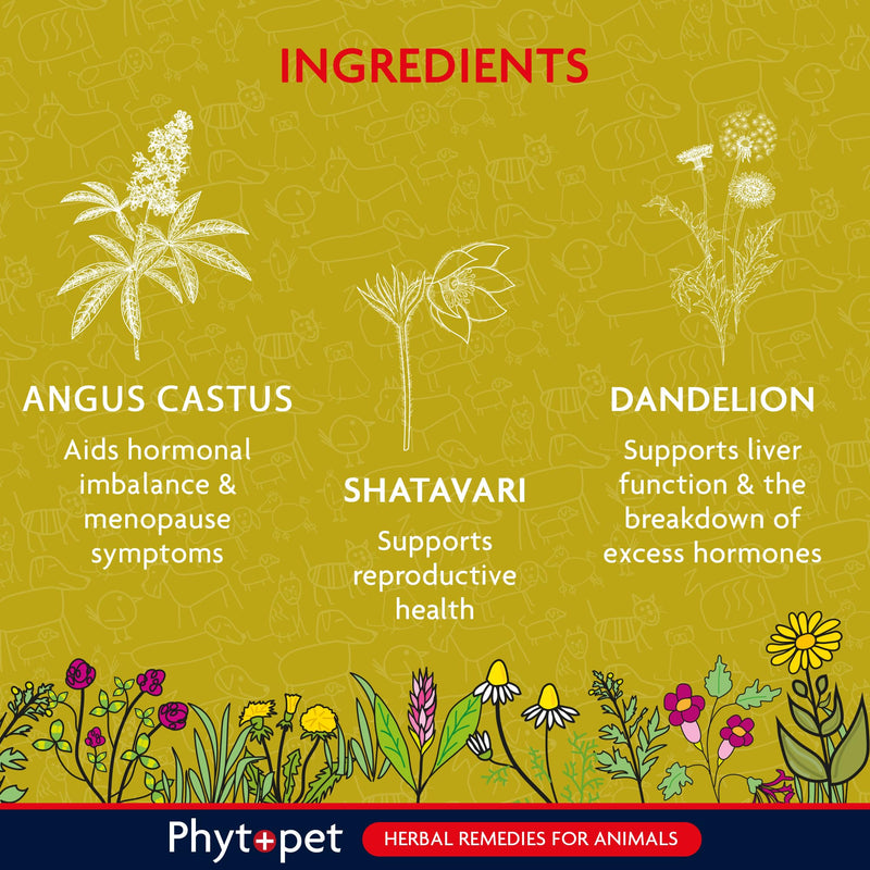 Phytopet Balance, All Natural Hormone Balance and Stability for Dogs and Cats, Easy to Use Herbal Supplements, 30ml - 100% Herbal Phytopet Pet Supplies