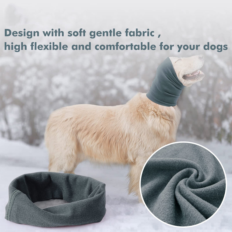 PUMYPOREITY Calming Dog Ears Cover, Dog Ear Muffs Noise Protection, Dog Ear Protection for Anxiety Relief, Dog Calming Hood, Dog Headband for Anxiety, Ear Muffs for Dogs and Cats,Green,S Small (Pack of 1) Moranti Green - BeesActive Australia