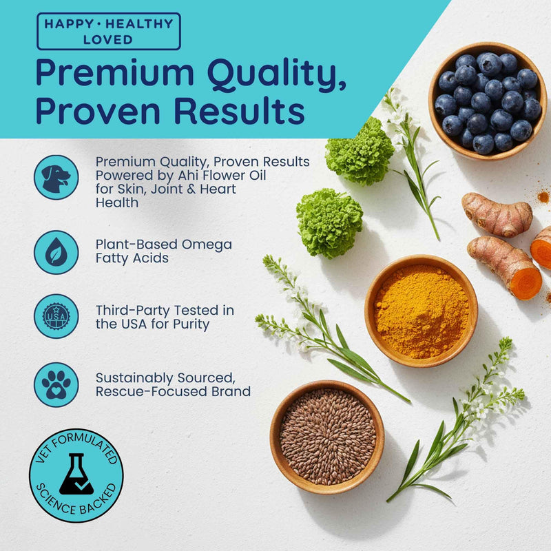 Foffy Daily Hip & Joint Multivitamin Soft Chew for Dogs with Superfoods, Probiotics, Plant-Based Omegas, kollaGen II-xs - Calms Skin, Reduces Inflammation, Improves Mobility & Promotes Longevity