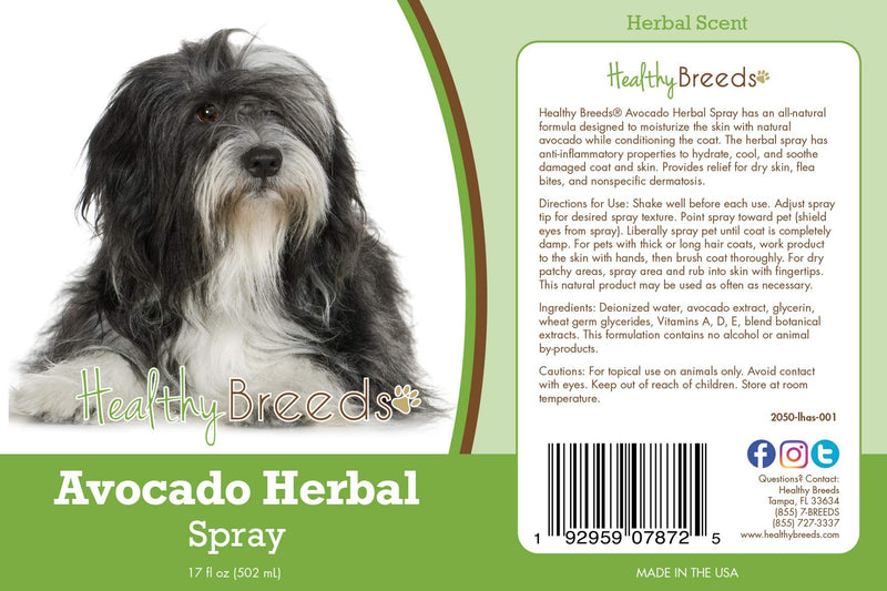 Healthy Breeds Lhasa Apso Avocado Herbal Spray 17 oz