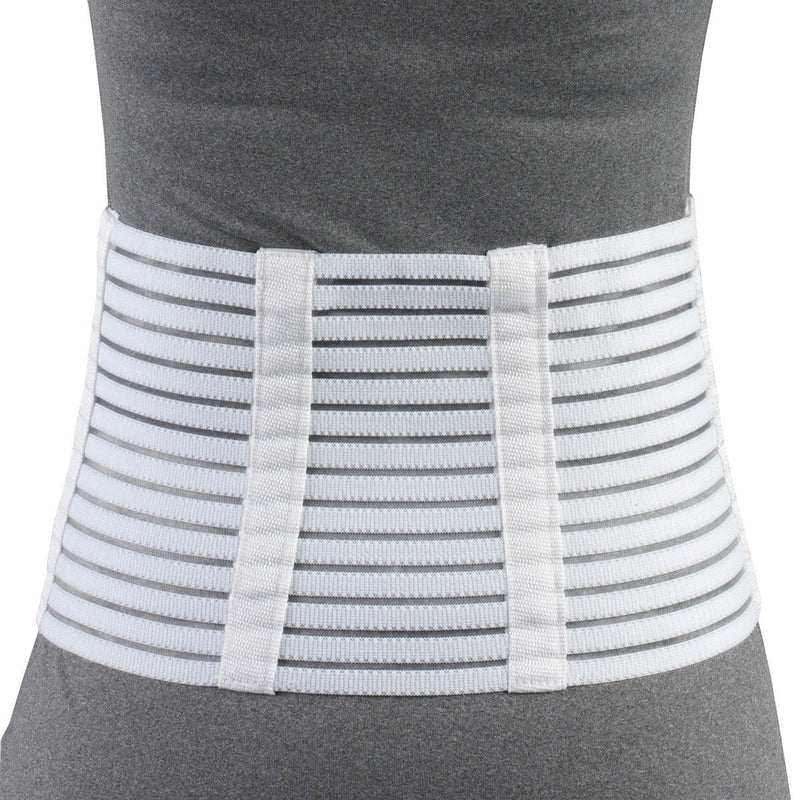 OTC Lumbosacral Support, 7-inch Lower Back, Lightweight Compression, Elastic, White, Medium - BeesActive Australia