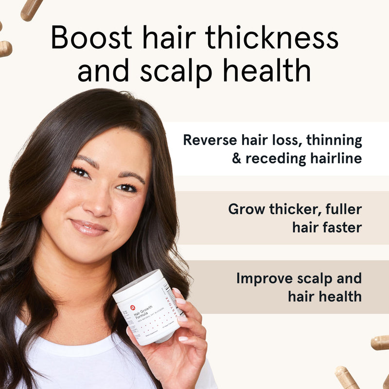 iRestore Hair Growth Supplement – Natural DHT Blockers & Multivitamin Blend – Vegan, Non-GMO, 90 Capsules – Supports Thicker, Stronger Hair for Men and Women – 3-Pack 90 Count (Pack of 3)