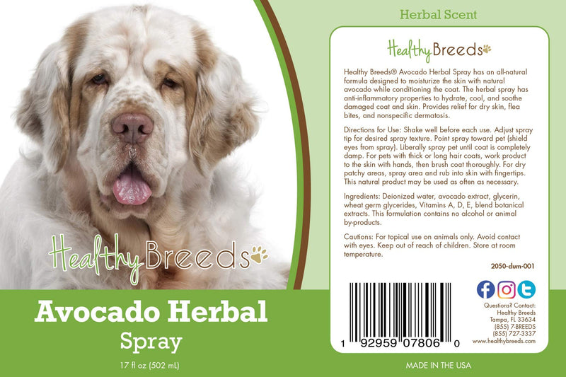 Healthy Breeds Clumber Spaniel Avocado Herbal Spray 17 oz