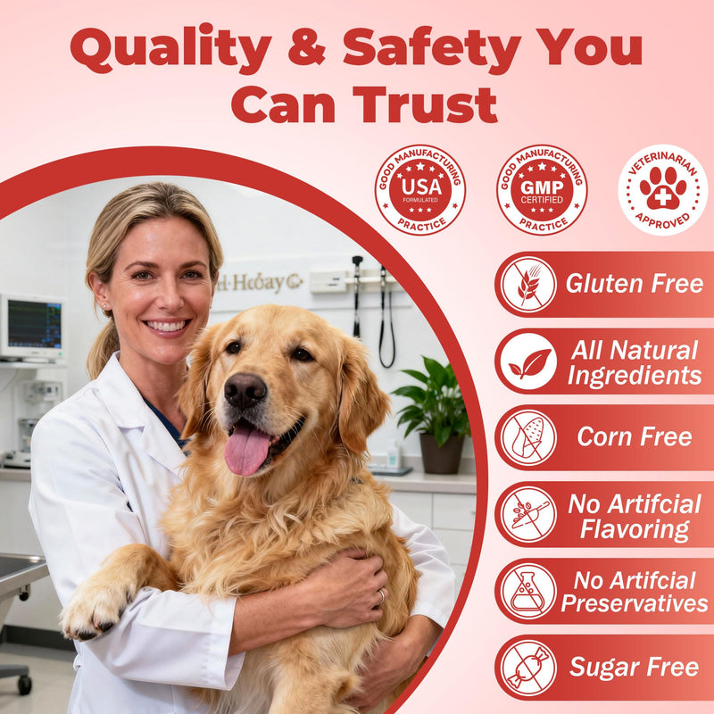 Dog Lumps and Bumps Supplement, Lipoma Treatment for Dogs - Immune Support Chews with Turkey Tail Mushroom, Reishi, Shiitake, Maitake, Curcumin & CoQ10 - Veterinarian formulated - 150 Chews