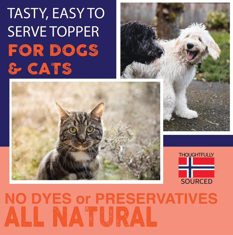Nature's Diet Pet 32 oz Norwegian Salmon Oil Dogs & Cats - Natural Support for Joint Function Immune Heart Health Appetite Skin & Coat Omega 3 6 9 Liquid Food Topper EPA DHA Fatty Acids - PawsPlanet Australia