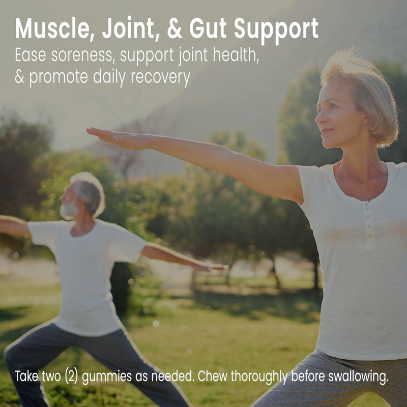 Sunsoil Recovery Organic Gummies, USDA Certified Organic, No Glucose Syrup, Vegan, Gluten-Free, Plant-Based