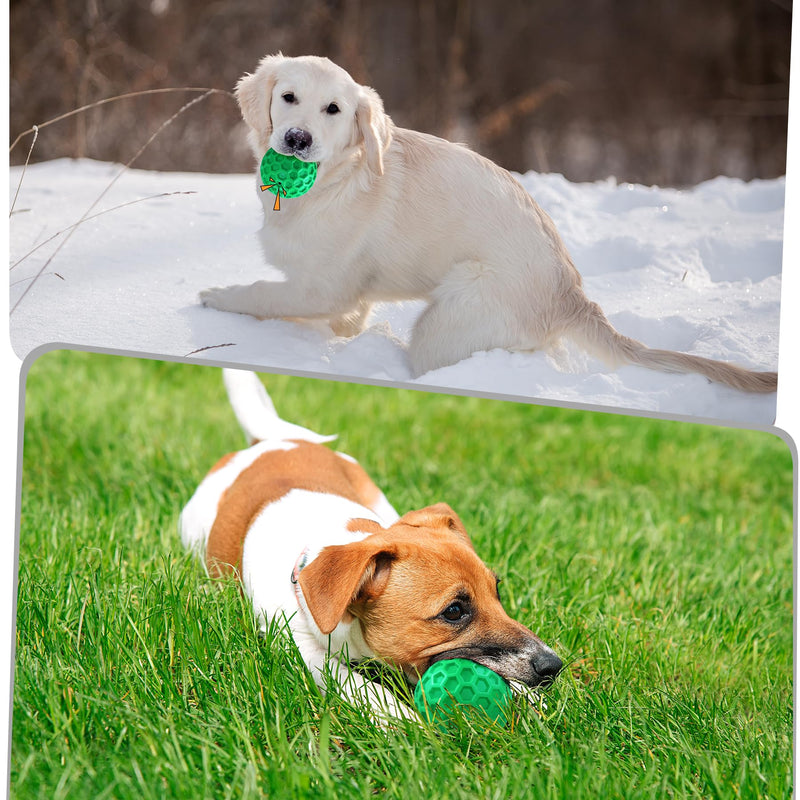 Tough Dog Chew Toys for Aggressive Chewers, Indestructible Dog Balls for Aggressive Chewers, Squeaky Balls for Dogs, Squeaky Dog Toys for Large Dogs,Funny Dog Squeaky Ball Heavy Duty Dog Toy - BeesActive Australia