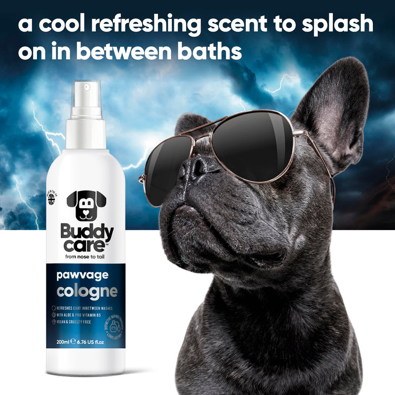 Buddycare Dog Cologne - Pawvage - Distinctive and Inspired Scented Dog Perfume - Refreshes Between Dog Washes (200ml, Pack of 1) - BeesActive Australia