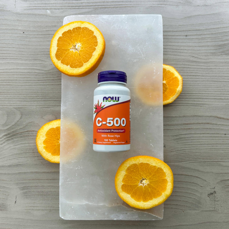 NOW Foods Supplements, Vitamin C-500 with Rose Hips, Antioxidant Protection*, 100 Tablets 100 Count (Pack of 1)