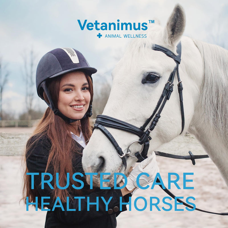 Horse Calming Support Powder – Helps Maintain Relaxed Behavior & Focus | Equine Taurine & Magnesium Blend | 15-Day Supply Box