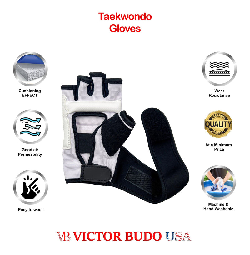 Teka Taekwondo Punch Bag Training Gloves, MMA Grappling Gloves for Sparring Martial Arts Boxing Training for Adults and Kids X-Large - BeesActive Australia