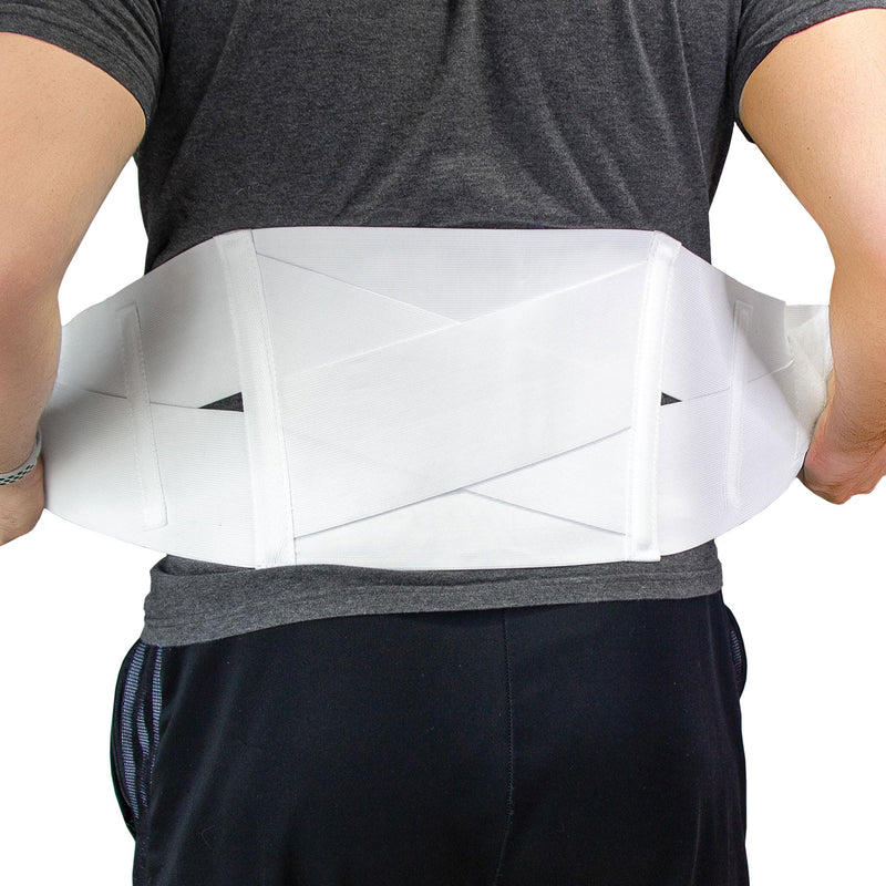 DMI Large Elastic Back Support Brace with Crisscross Design for Extra Support, Elastic Construction Provides Consistent Compression, FSA & HSA Eligible, Adjustable from 36″ - 42″ Large 36-42" - BeesActive Australia