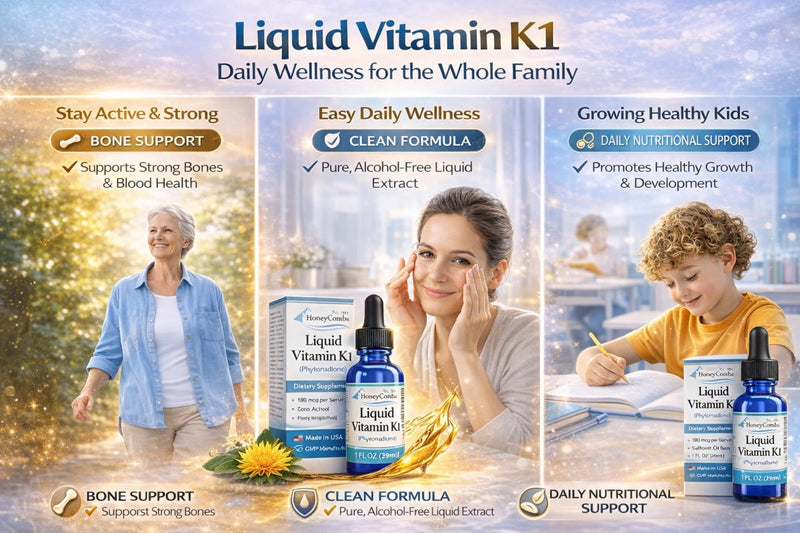 Vitamin K1 Liquid Drops, 1 oz | Safflower Oil, For Newborns and Adults, Oral Phytonadione Supplement, Made in USA 1 Ounce (Pack of 1)