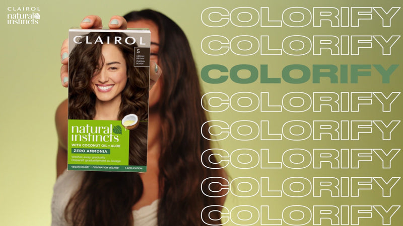 Clairol Natural Instincts Demi-Permanent Hair Dye, 4 Dark Brown | 3 Pack 5.85 Fl Oz (Pack of 3)