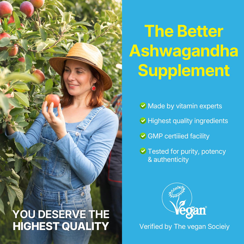 Ashwagandha Gummies Supplements 2000mg for Women Men - Vegan, Sugar Free | w/ Vitamin D3, B12 & Turmeric, Organic Ashwagandha Root Extract Supplements Gummy, 10-IN-1 Formula, Mixed Berry Flavor, 120ct