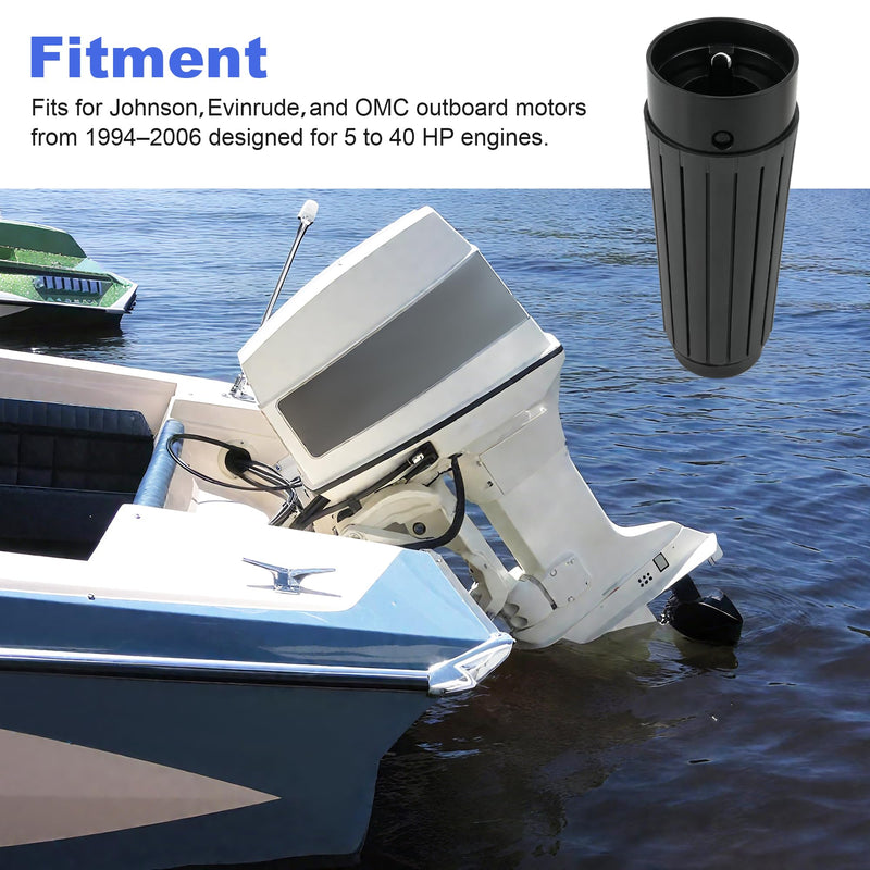 Outboard Handle Grip & Helix 436275 0436275 for OMC Evinrude Johnson 5 to 40HP Engines from 1994 to 2006 - BeesActive Australia