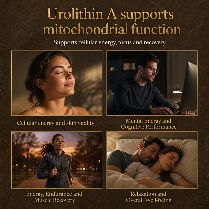 12-in-1 Urolithin A Supplement with Ubiquinol Natural Antioxidant, 120 CT | with Trans-Resveratrol, Fisetin, Daily Cellular Wellness & Mitochondrial Support,Reduce Muscle Loss,2-Month Supply 1 Count (Pack of 120)