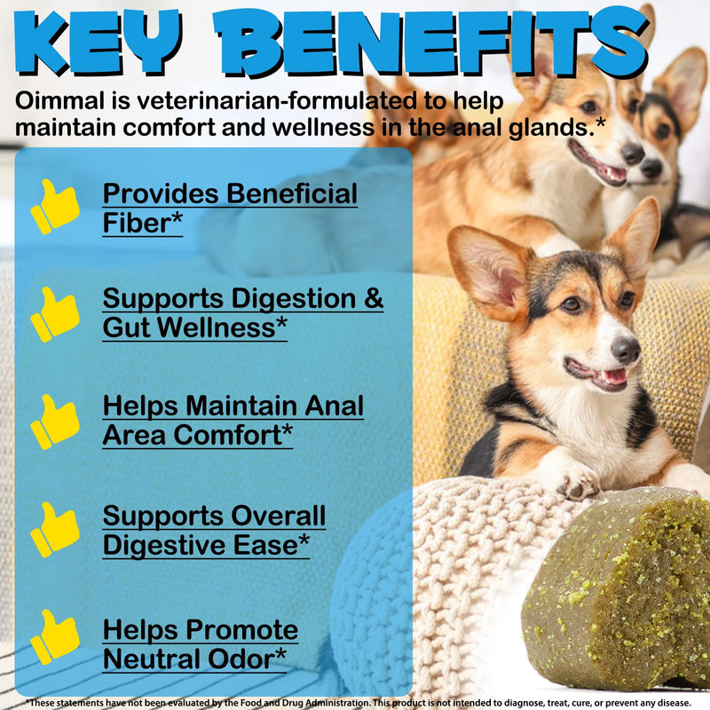 Digestive Fiber Cut Support Chews for Dogs|With Pumpkin,Probiotics & Digestive Enzymes|Supports Normal Stool Consistency,Gut Balance & Natural Elimination|150 Chews–All Breeds&Ages