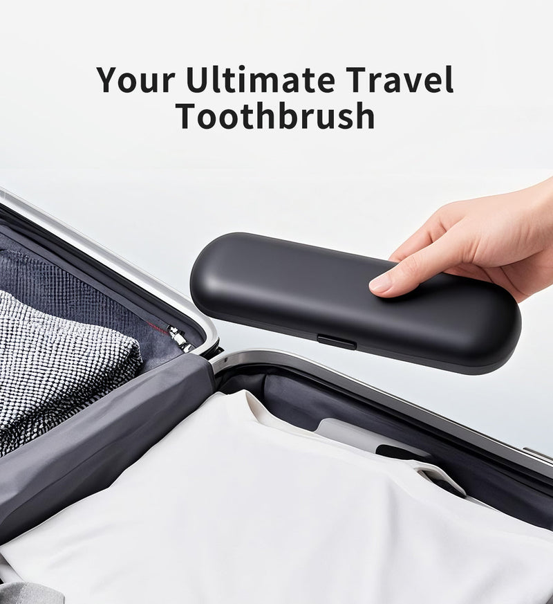 Sonic Toothbrush with Travel Case, AI Display, 4 Modes, Pressure Sensor
