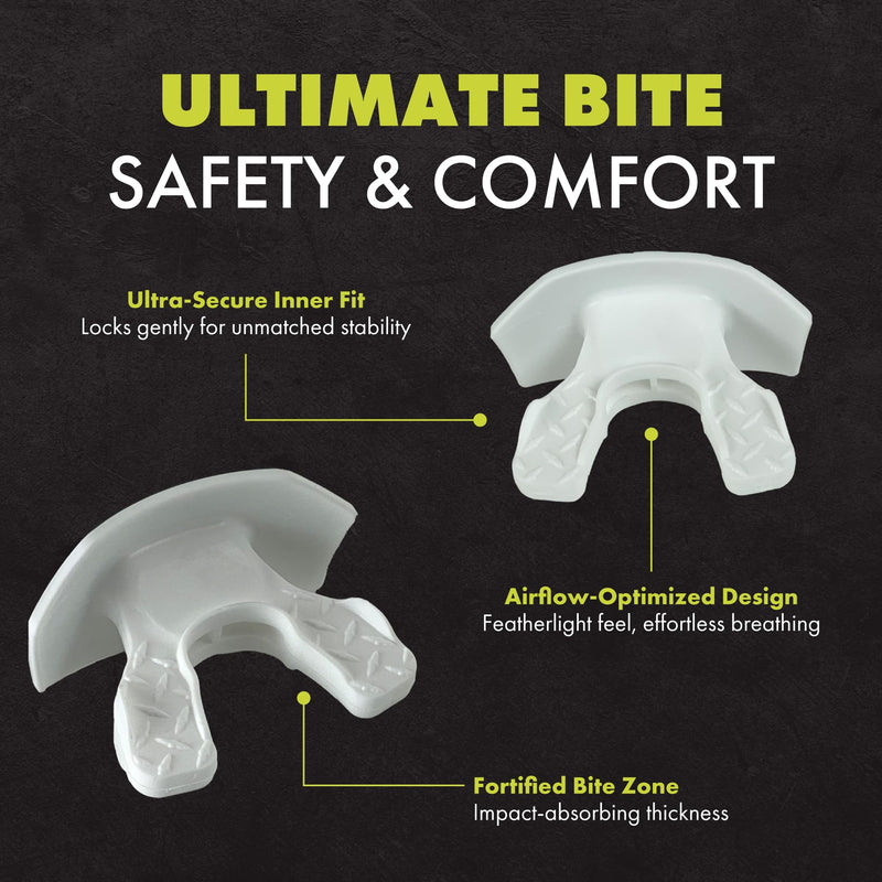 DAMAGE CONTROL Youth Football Mouth Guard – Breathable No Boil Mouthpiece, Protects Lips & Teeth, Works with Braces, Includes Helmet Strap – Sports Gear & Accessories (You Can't Guard Me) You Can't Guard Me