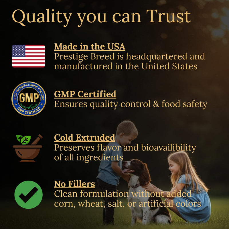 Springer Spaniel Multivitamins, 90 Count, Made in the USA with Real Bacon.