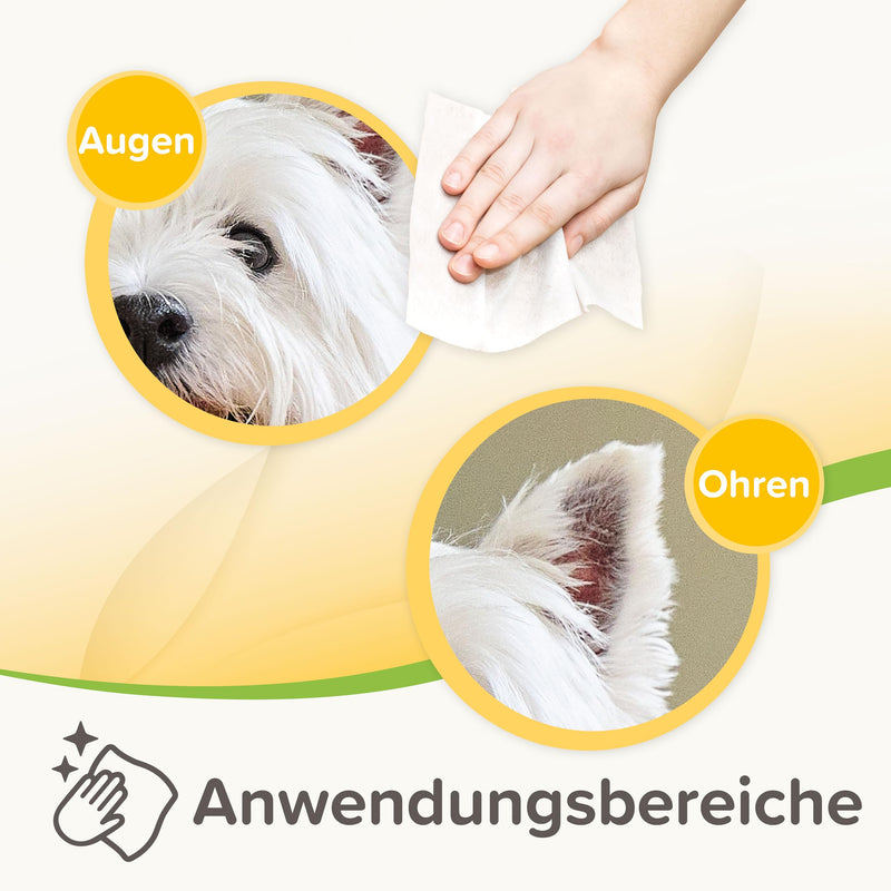 Beaphar ear and eye care wipes for dogs and cats, 30 pieces - BeesActive Australia