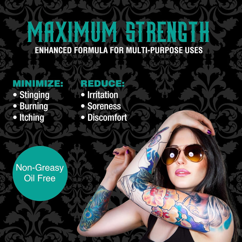 Tattoo Numbing Cream(50ml/1.7oz), 6 Hours Maximum Strength Painless Tattoo Numbing Cream, Tattoo Numbing Cream Extra Strength, Best Tattoo Numbing Cream, Numbing Cream for Tattoos Extra Strength - BeesActive Australia