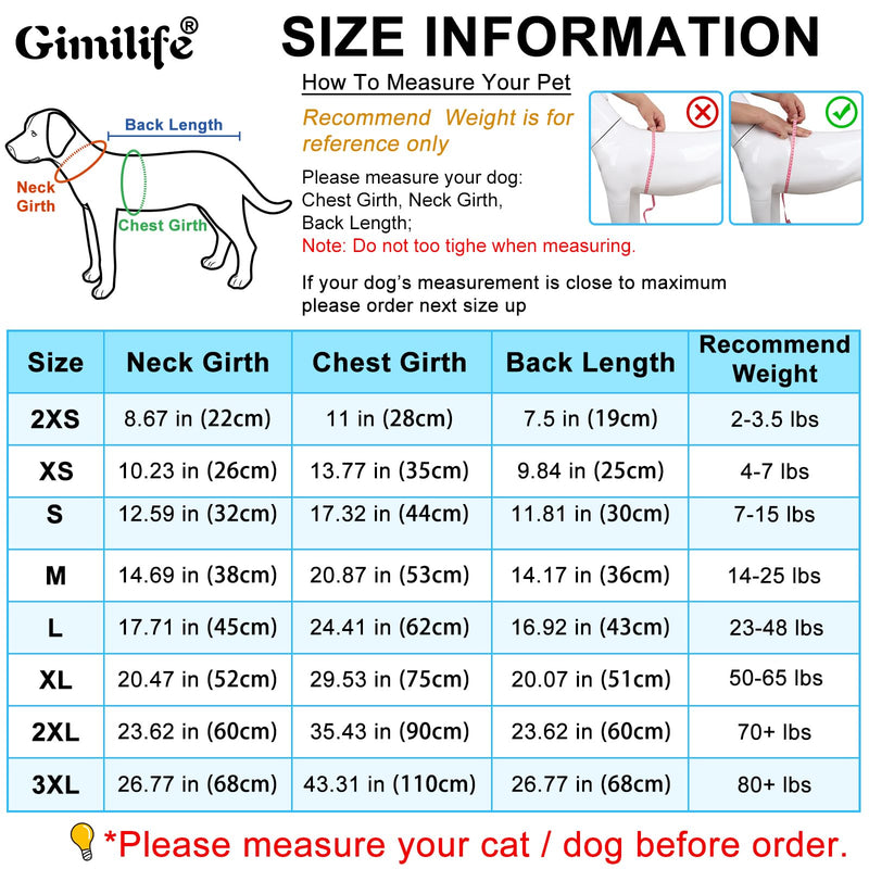 Warm Dog Winter Coat, Gimilife Dog Sweater Dog Cold Weather Coats Waterproof Dog Apparel Clothes Pet Jacket Padded Vest Outfit for Small Medium Large Dogs L ( 23-48 LB | 17.71"Neck Girth ) Red - BeesActive Australia