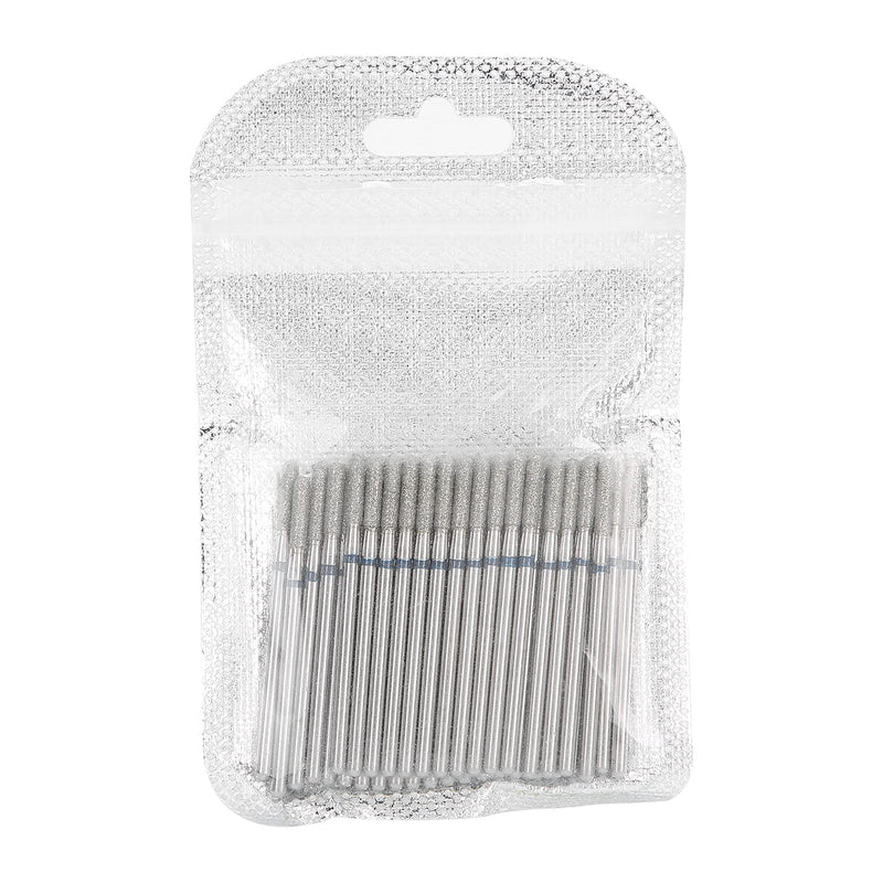 Practical Nail Drill Bits, 50Pcs Nail Polishing Grind Head Replacement Accessory Manicure Tool For Acrylic Gel Nails Cuticle Clean Pedicure (M-2.35mm) - BeesActive Australia