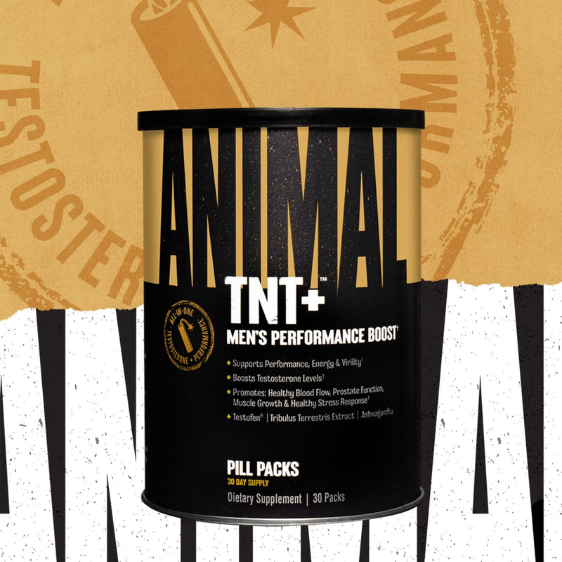Animal TNT+ - Mens Support, Prostate Support, Adaptogen & Stress Support, Nitric Oxide Nutritional Supplement