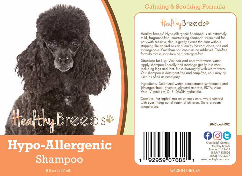 Healthy Breeds Poodle Hypo-Allergenic Shampoo 8 oz - PawsPlanet Australia