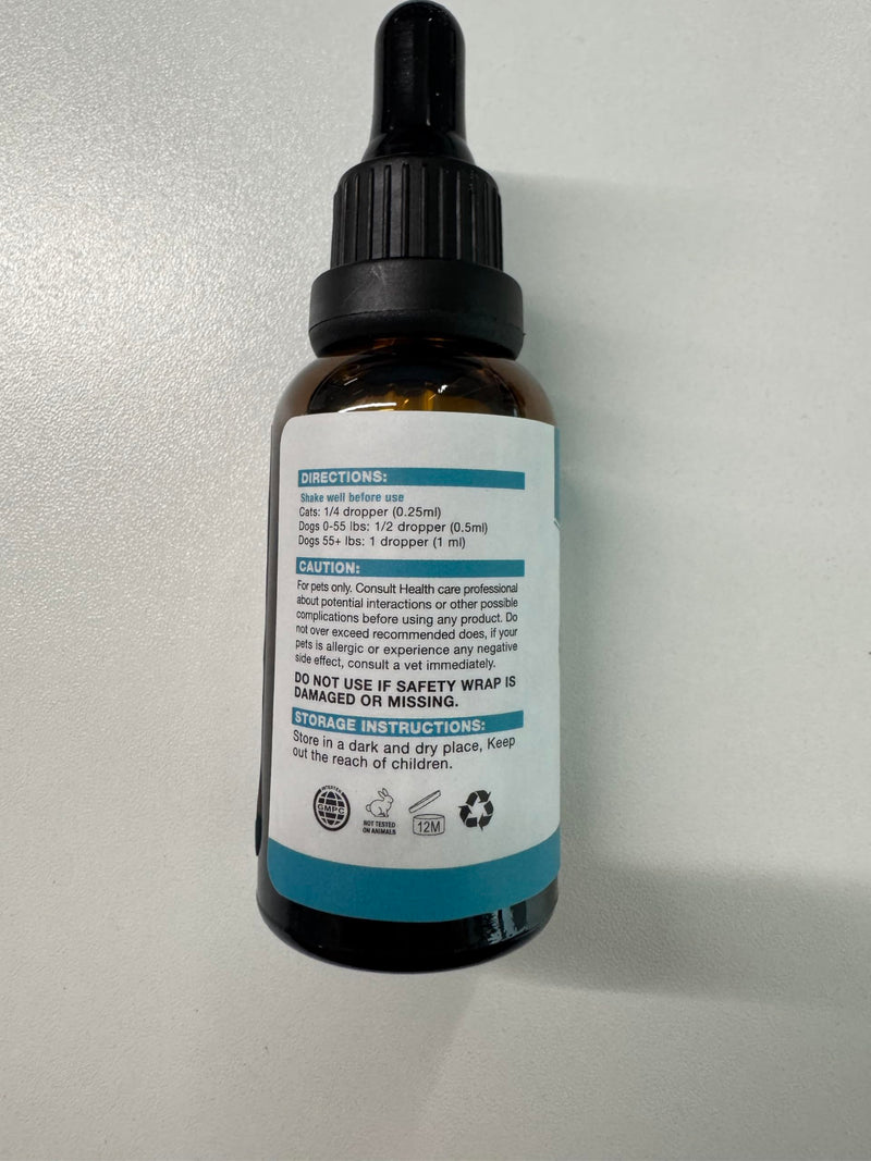 (3 Packs) Pet Oil for Dogs and Cats - Calming Oil Drop, Organic Pets Oils 3-Pack