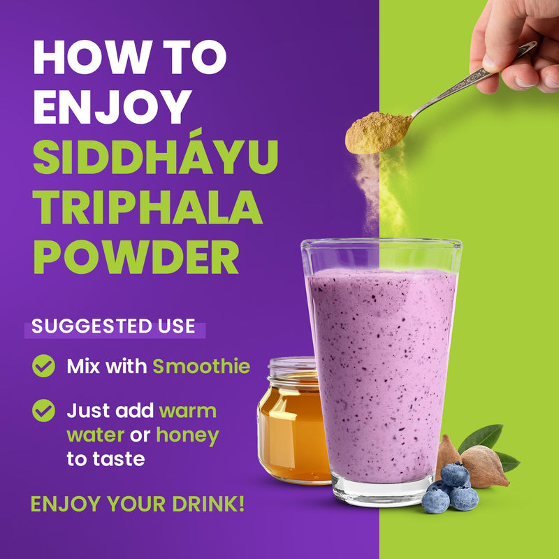 Organic Triphala Powder - 12 oz - BeesActive Australia