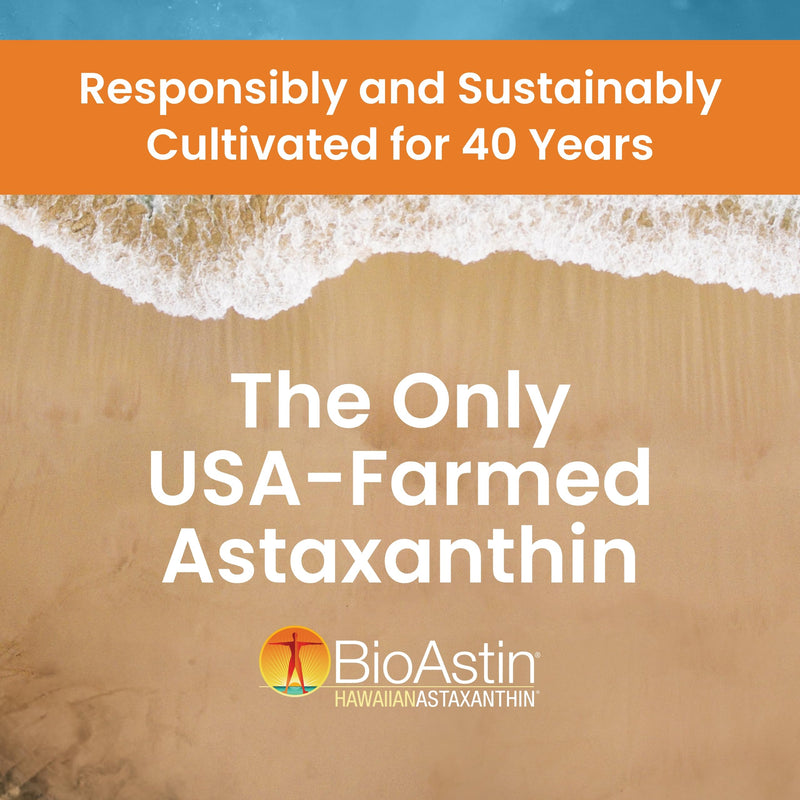 Nutrex Hawaii BioAstin Supreme Hawaiian Astaxanthin - 6mg, 60 Softgels - Farm-Direct Premium Antioxidant Supplement for Eye, Skin, Joint & Immune System Health* - Blended with Extra Virgin Olive Oil